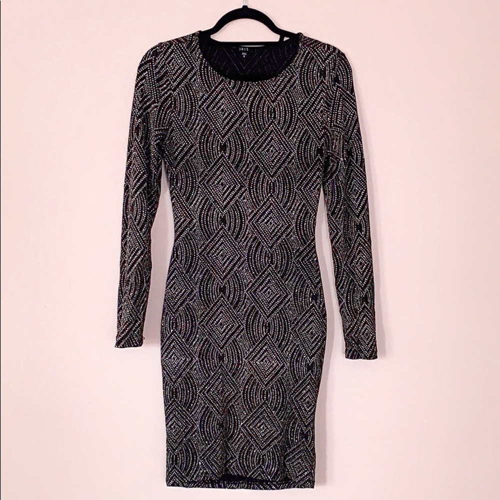 Shimmering Evening Mini Dress